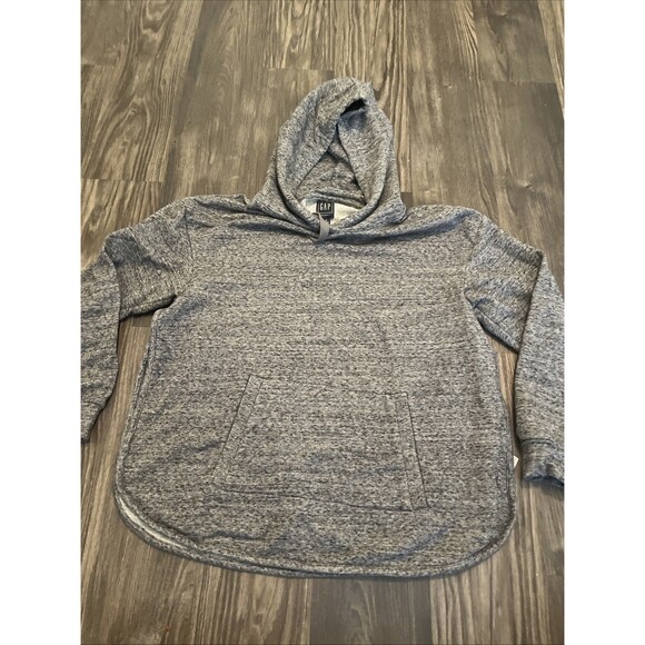 GAP Women's Maternity Hoodie Softspun Knit Soft Long Sleeve Pullover Grey Small - Picture 2 of 10